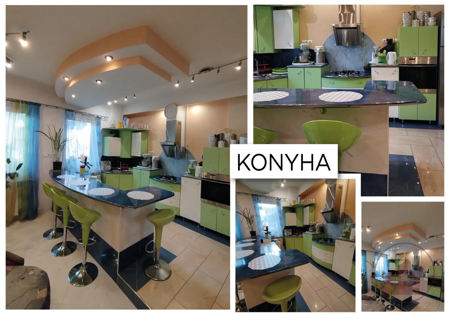 Tágas, napfényes, első emeleti lakás eladó Erzsébet központjában