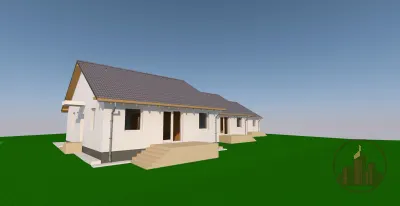 Új építésű, egyszintes, energiatakarékos lakások saját kerttel (Lakás C) – 3. kép