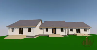 Új építésű, egyszintes, energiatakarékos lakások saját kerttel (Lakás B) – 3. kép