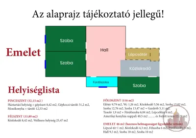 Eladó 6 szobás családi ház Vácon, Naszályra néző kilátással! – 7. kép