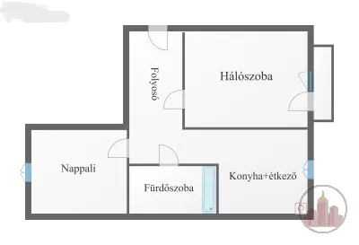 Tököli tégla lakás – 4. kép