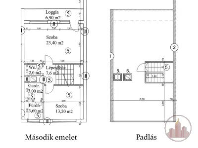 5 szoba, saját garázs, saját kert – három szint Aszód szívében – 15. kép