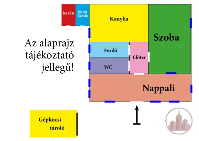 Eladó belterületen fekvő, hitelezhető, jogilag rendezett, kis méretű Önálló Otthon! – 5. kép