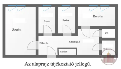 Praktikus elrendezésű, világos lakás, kiváló elhelyezkedéssel, gyorsan birtokba vehető! – 5. kép