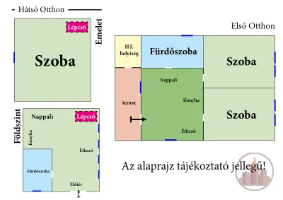 Két különálló ház, nagy telek  – Lakhatás és vállalkozás egy helyen. – 6. kép