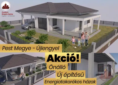 Bevezető áron! Meghoztam a LAKÓPARK első - Önálló, Dupla Komfortos - Akciós Házait!