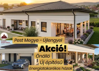 Bevezető áron! Meghoztam a LAKÓPARK első - Önálló, Dupla Komfortos - Akciós Házait! – 1. kép