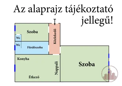 Eladó lakás a Központhoz közel – 2. kép