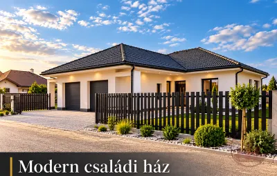 Nyáregyháza - Új építésű Ikerház - 3 szoba + Garázs