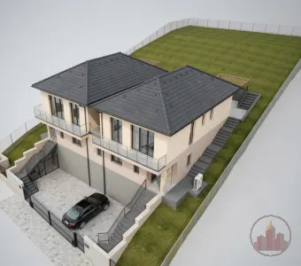 Különleges adottságú új, dunai panorámás ikerházfél Százhalombatta óvárosában eladó (B lakás) – 5. kép